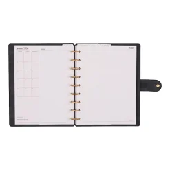 2026 Citrine Monthly/Weekly Classic Disc Bound Planner, 7