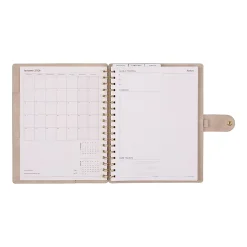 2026 Citrine Monthly/Weekly Classic Customizable Twin Loop Planner, 7