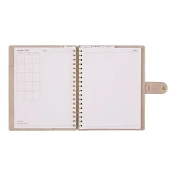 2026 Citrine Monthly/Weekly Classic Customizable Twin Loop Planner, 7
