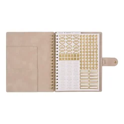 2026 Citrine Monthly/Weekly Classic Customizable Twin Loop Planner, 7