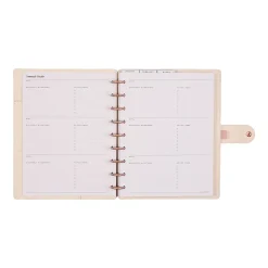 2026 Citrine Monthly/Weekly Classic Disc Bound Planner, 7