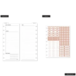2026 Citrine Monthly/Weekly Classic Disc Bound Planner, 7