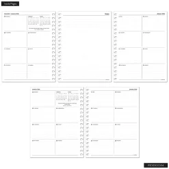 2026 Citrine Monthly/Weekly Classic Customizable Twin Loop Planner, 7