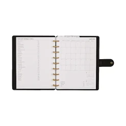 Citrine Monthly/Weekly Classic Disc-Bound Academic Planner, 7