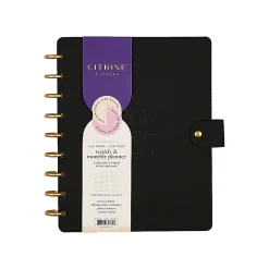 Citrine Monthly/Weekly Classic Disc-Bound Academic Planner, 7
