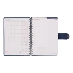 2026 Citrine Monthly/Weekly Small Customizable Twin Loop Planner, 5-3/4