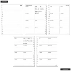 2026 Citrine Monthly/Weekly Small Customizable Twin Loop Planner, 5-3/4