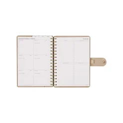 Citrine Monthly/Weekly Twin Loop Planner, 5-3/4