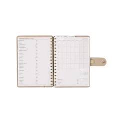 Citrine Monthly/Weekly Twin Loop Planner, 5-3/4