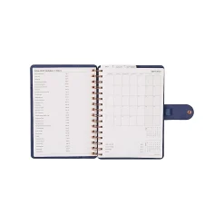 Citrine Monthly/Weekly Twin Loop Planner, 5-3/4