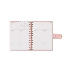 Citrine 12-Month Monthly/Weekly Small Customizable Twin Loop Planner, 5-3/4