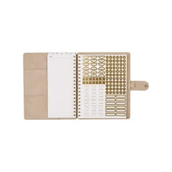 Citrine 12-Month Monthly/Weekly Classic Customizable Twin Loop Planner, 7