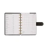 Citrine 12-Month Monthly/Weekly Discbound Planner, 5-13/16" x 8", Midnight Floral, July 2026-June 2027, Total Qty 1