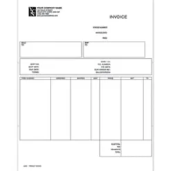 Clarke Custom LF-CI44 Laser Invoice For Sage Peachtree®, 8 1/2" x 11", 1 Part, Box Of 250