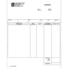 Clarke Custom LF-CI199 Laser Service Invoice For DACEASY®, 8 1/2" x 11", 1 Part, Box Of 250