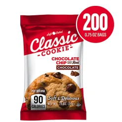 Classic Cookie Chocolate Chip Cookies Bulk, 0.75 Oz, Total Qty 200