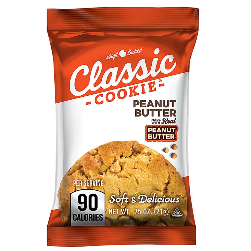 Classic Cookie Peanut Butter Cookies Bulk, 0.75 Oz, Total Qty 200