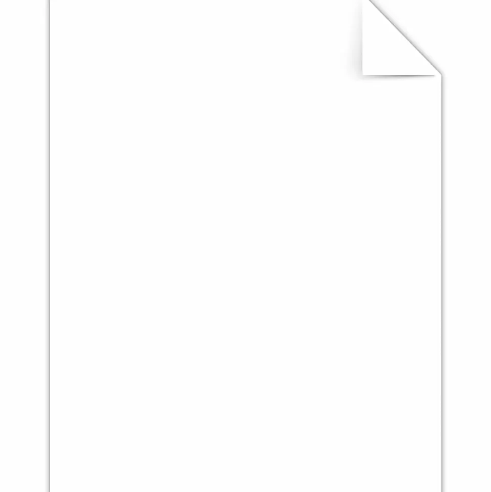 Classic Crest Premium Stationary Resume Printer Paper, Letter Size (8 1/2" x 11"), 24 Lb., FSC® Certified, Solar White, 500 Sheets
