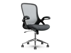 Click365 Flip Ergonomic Mesh Mid-Back Office Task Chair, Gray