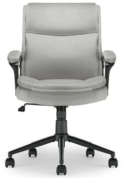 Click365 Transform 2.0 Ergonomic Fabric Mid-Back Desk Chair, Gray/Black