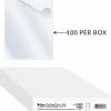 C-Line® Clear Report Covers, 8 1/2" x 11", Box Of 100