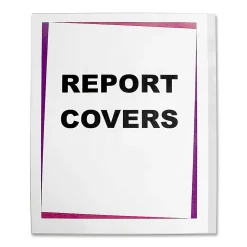 C-Line® Clear Report Covers, 8 1/2