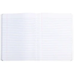C-Line Composition Notebooks, 7-1/2" x 9-3/4", Wide Rule, 100 Sheets, Black Marble, Pack Of 12 Notebooks