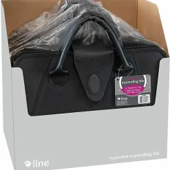 C-Line® Expanding File With Handles, Letter Size, Black