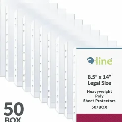C-Line® Legal-Size Top-Loading Sheet Protectors, Box Of 50