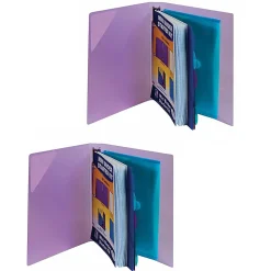 C-Line® Mini Binder Starter Kits, 5-1/2" x 8-1/2", Assorted Colors, Pack Of 2 Kits