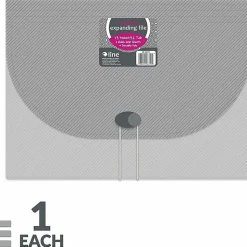 C-Line® 13-Pocket Expanding File, Letter Size, Smoke