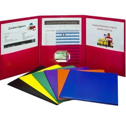 C-Line 3-Pocket Poly Portfolios, 8-1/2