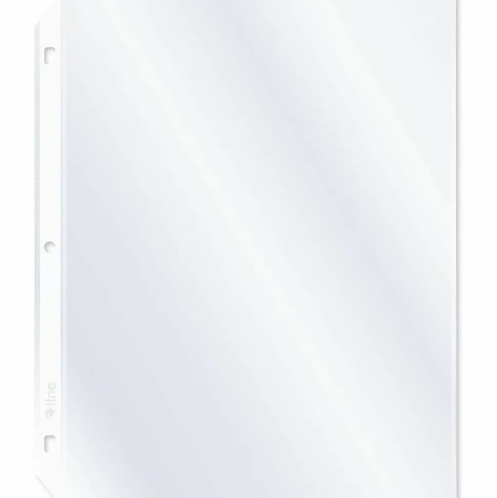 C-Line® Polypropylene Top-Loading Sheet Protectors, 8 1/2" x 11", Economy Weight, Reduced Glare, Box Of 200
