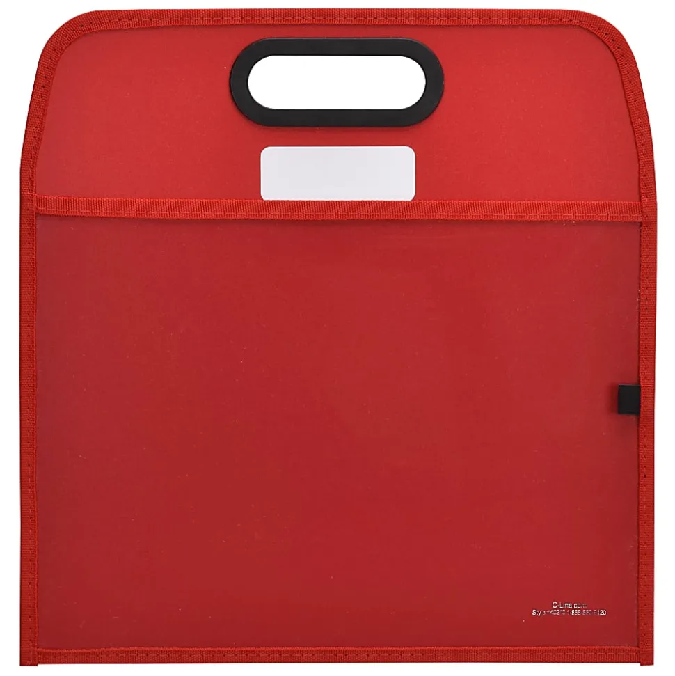 C-Line Reusable Dry-Erase Pocket, 8-1/2" x 11", Assorted Colors