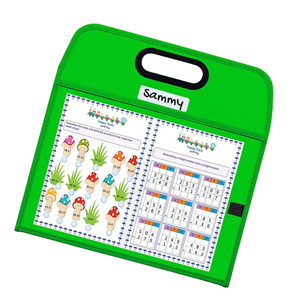C-Line Reusable Dry-Erase Pocket, 8-1/2" x 11", Assorted Colors
