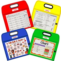 C-Line Reusable Dry-Erase Pocket, 8-1/2