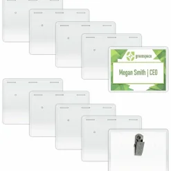 C-Line Sealed Clip Style Badge Holder Kit, Top Loading, 2 1/4