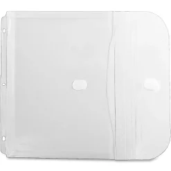 C-Line Super Heavyweight Poly Binder Pockets - Clear, Side Loading, 11 x 8-1/2, 5/PK, 57537