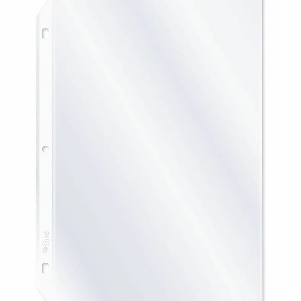 C-Line® Top-Loading Mini Sheet Protectors, 5 1/2" x 8 1/2", Box Of 50