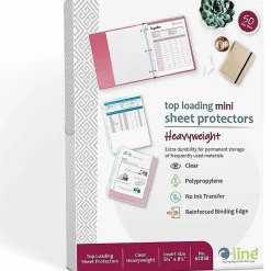 C-Line® Top-Loading Mini Sheet Protectors, 5 1/2