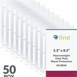 C-Line® Top-Loading Mini Sheet Protectors, 5 1/2