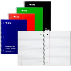 C-Line Wide Rule Spiral Notebooks, 8