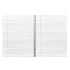 C-Line Wide Rule Spiral Notebooks, 8" x 10-1/2", 1 Subject, 70 Sheets, Yellow, Case Of 24 Notebooks