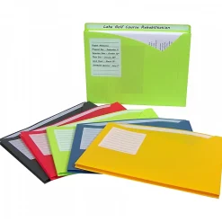 C-Line Write-On Poly File Jackets, 8-1/2