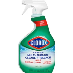 Clorox Clean-Up Multi-Surface Cleaner with Bleach, Original, Spray Bottle, 32 Fluid Ounces (01204)