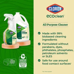Clorox CloroxPro EcoClean All-Purpose Cleaner Spray Bottle, 128 Fl Oz