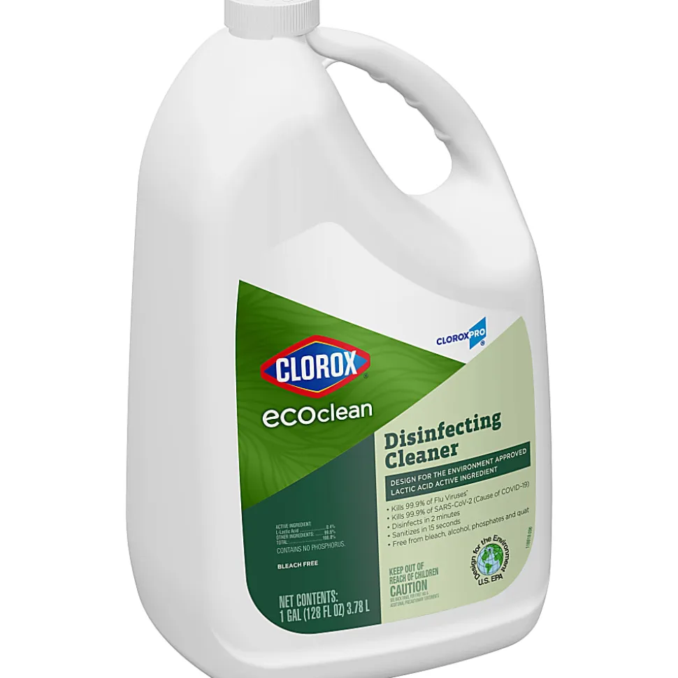 Clorox CloroxPro EcoClean Disinfecting Cleaner Refill, 128 Fl Oz