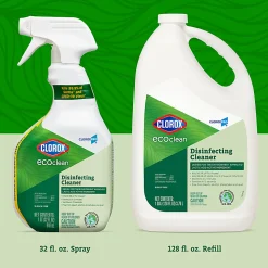 Clorox CloroxPro EcoClean Disinfecting Cleaner Refill, 128 Fl Oz