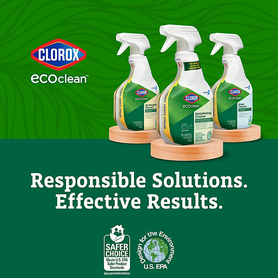 Clorox CloroxPro EcoClean Disinfecting Cleaner Refill, 128 Fl Oz