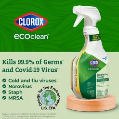 Clorox CloroxPro EcoClean Disinfecting Cleaner Spray Bottle, 32 Oz